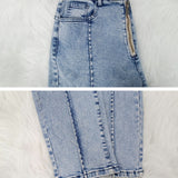 Sorelyne® Front Zipper Hip Lift Patchwork Skinny Jeans for Women