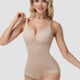 Sorelyne® Lace Trimmed Built In Bra Tummy Tuck Shapewear Bodysuit