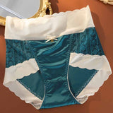 Ice Silk Light Luxury Comfort Seamless High Waist Underwear