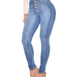 Women's High-Waisted Butt-Lifting Skinny Jeans