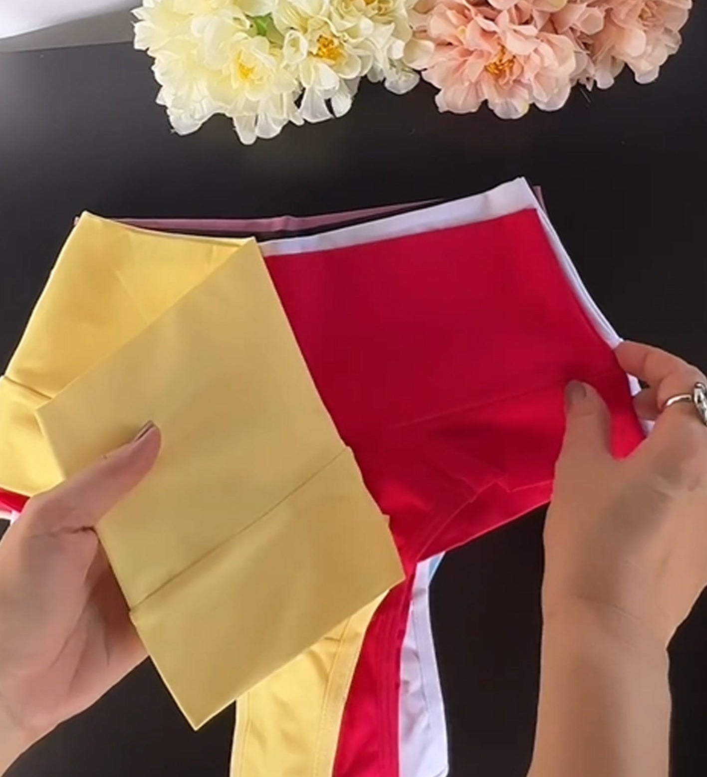 Candy Multicolor Mid-waisted Shaped Panties Underwear Breifs