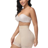 Sorelyne® Lace Trim High Waist Butt Lift Shaping Shorts (Pre-Sale)