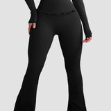 Ballet Ruffled Flare Leggings