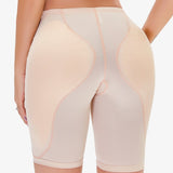 Mesh High Waisted Hip Lifting Shaping Shorts With Sponge Pad