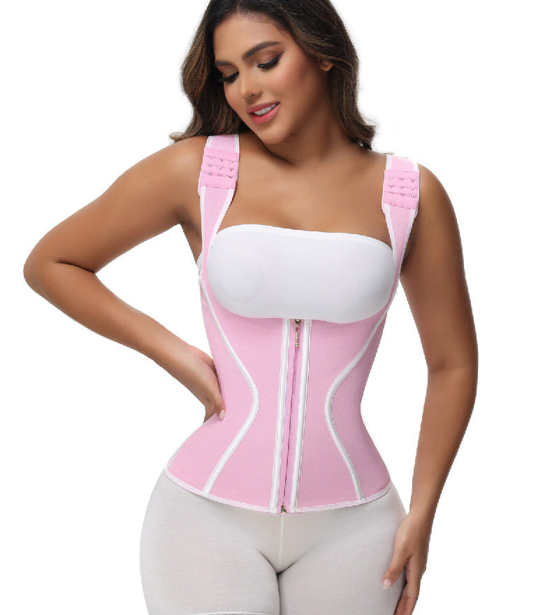 Sorelyne® Girdles Colombianas High Compression Tummy Control Front Zipper Waist Trainer Vest