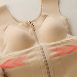 High Compression Seamless Tummy Control Butt Lifting Zipper Shapewear