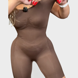 Seamless Easy Release Back Mid Thigh Seamless Tummy Control Shaping Bodysuit