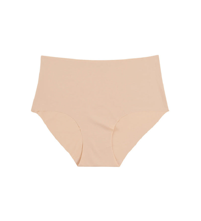 Women's Seamless Ice Silk Breathable Comfortable Triangle Mid-waist Panties
