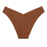 Sexy Ice Silk Low-Rise Panties Seamless Multicolor Briefs Lingerie