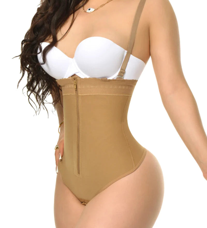 Sorelyne® Tummy Control High Waist Butt Lifter Thong Bodysuit Shapewear