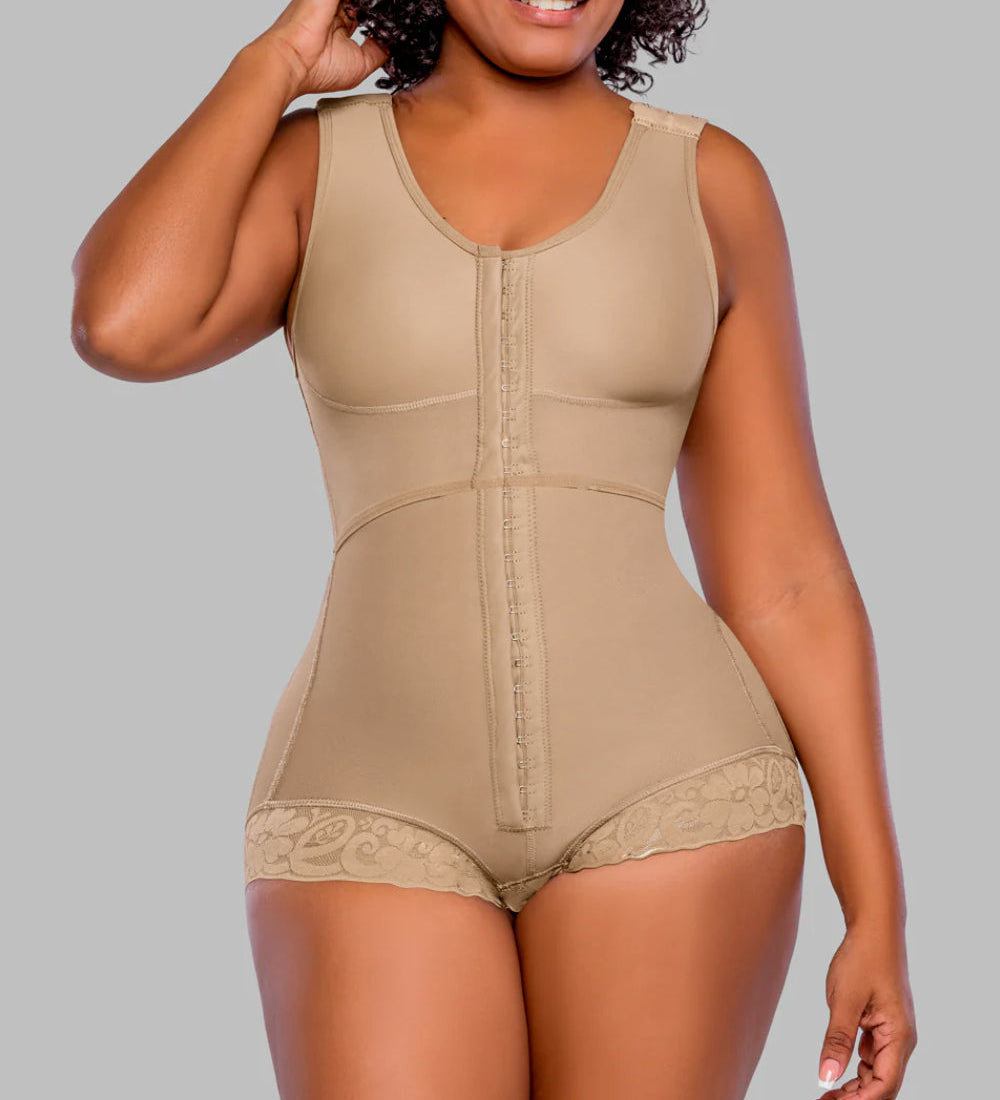 Sorelyne® Butt Lifting Shapewear Bodysuit Hook and Eye Tummy Control Slimming Body Shaper