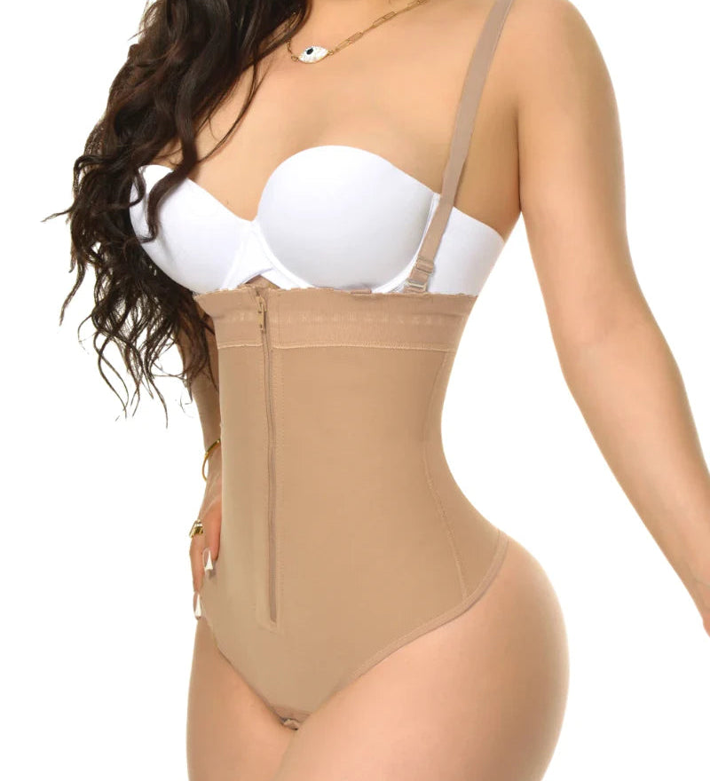 Sorelyne® Tummy Control High Waist Butt Lifter Thong Bodysuit Shapewear