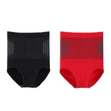 Women's Magnetic Therapy Warm Uterus Panties Seamless High Waist Abdomen Control Briefs