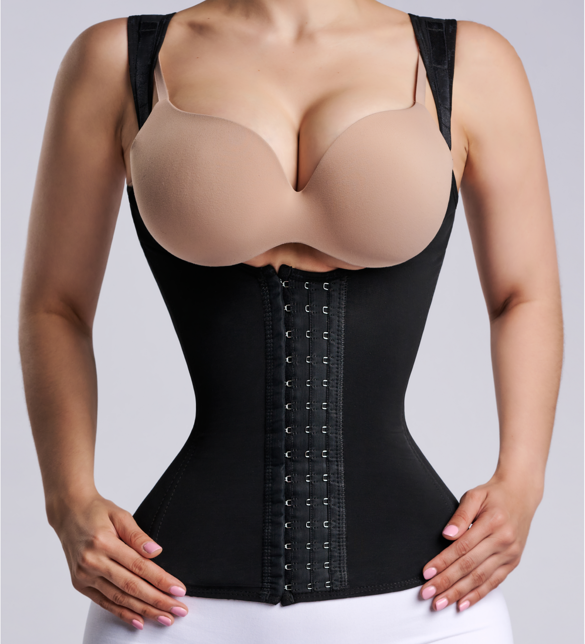Sorelyne® Women Hourglass Vest  Tummy Control Waist Trainer Corset With Hook and Eye