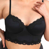 High Support Body Sculpting Lace Back Bra