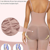 Seamless Light Support Tummy Control Thigh Slimmer Bodysuit Shapewear