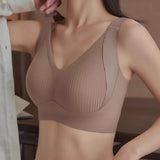 Women's Seamless Push Up Bras Full Cup No Underwire Anti-sagging Breathable Bras