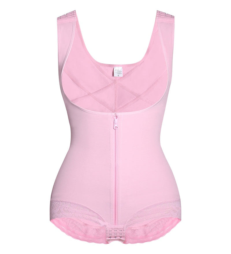 Sorelyne® Leopard High Compression Open Bust Tummy Control Body Shaper