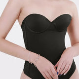Sorelyne® Sexy Back Lace-up Thong Seamless Skinny Bodysuit