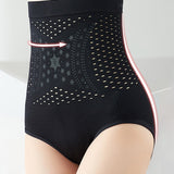 Women's Negative Ion Shaper Panty Breathable Hole Traceless Butt Lifter Underwear