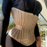 Girdles Colombianas Boned Corset Waist Trainer With Elastic Band