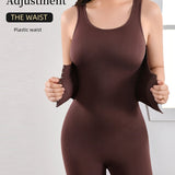 2 in 1 Seamless Double Tummy Control Mid Length Bodysuit