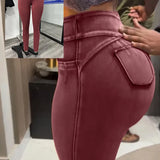 Sorelyne® Stretch Hip-Lifting Skinny Jeans for Curvy Women
