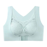 Seamless Front Buckle Push up Wireless Bra Correcting Hunchback