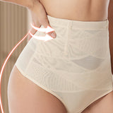 Women's High Elasticity Mesh Shaping Panties Cross Compression Belly T-Back Briefs