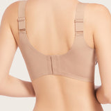 Smooth No Underwire V Neck Bra Seamless Full Coverage Comfort Push Up Bra