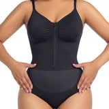Seamless Tummy Control Shapewear Zipper Bodysuit