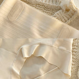 Ice Silk Seamless Tightening Waist Panties Hip Lift Breathable Shaping Briefs