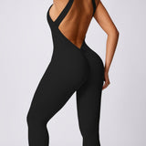 Peach Hip-lifting and Beautiful Back Quick-drying Yoga Jumpsuit