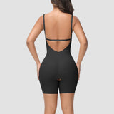 Sorelyne® Women's U Plunge Strapless Tummy Control Bodysuit Low Back Built In Bra Shapewear