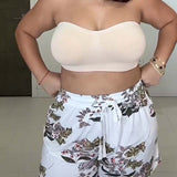 Women Strapless Push up Bra without Steel Ring Seamless tube top