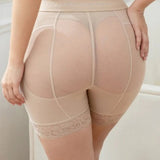 Sorelyne® Women Beige Butt Lifter Lace Seamless Body Shape Lifting Enhancer Control Panties