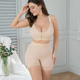 Women Beige Butt Lifter Seamless Thigh Slimming Control Panties