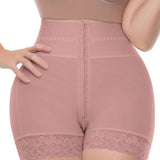 Sorelyne® Double Compression High Waisted BBL Shorts With Mid-section Tummy Control Panties