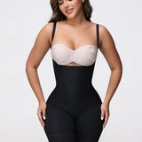 Sorelyne® Open Bust Mid Thigh Bodysuit Seamless Sculpting Butt Lifter Shapewear