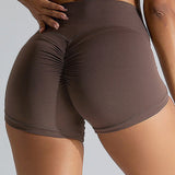 Seamless Hip-lifting Sports Yoga Shorts