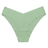 Sexy Ice Silk Low-Rise Panties Seamless Multicolor Briefs Lingerie