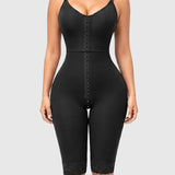 High Compression Adjustable Strap Zipper Mid Thigh Full Body Shapewear