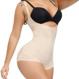 Sorelyne® Firm Control Butt Lifter Tummy Control Lace Bodysuit Shapewear