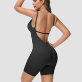 Sorelyne® Women's U Plunge Strapless Tummy Control Bodysuit Low Back Built In Bra Shapewear