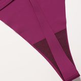 Women's Seamless Thong Low Waist Metal Ring Sexy Temptation Intimates T Pants