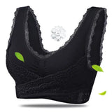 Women's Front Cross side Buckle Steelless Push up Sports Bra