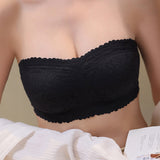 Women's Strapless Lace Non-slip Seamless Wireless Tube Top Bra