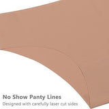 Sexy Ice Silk Low-Rise Panties Seamless Multicolor Briefs Lingerie