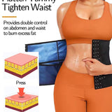 Women's Sweat Weight Loss Sports Waist Trainer Belly Shaping Sauna Corset Girdle