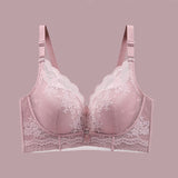 Women‘s Sexy Push Up Soft Wire Bra Breathable Thin Anti-Sagging Lace Bralette